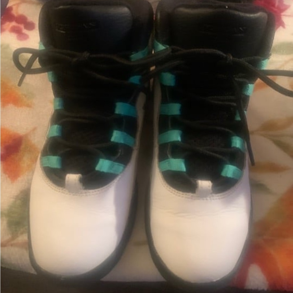 Jordan Kids Sneakers Black White Teal